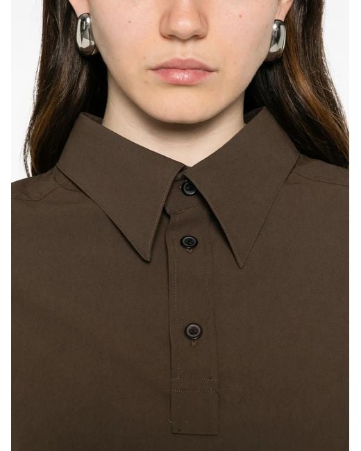 Issey Miyake Brown Odd Blouse