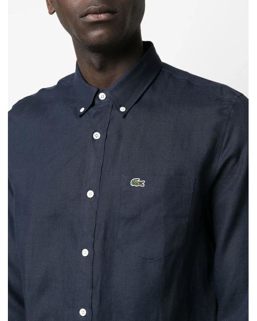 Lacoste Hemd Mit Logo in Blue für Herren