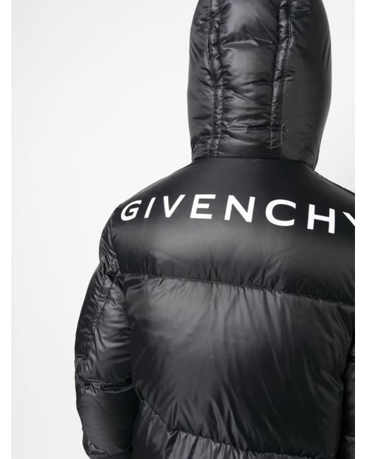 Givenchy Gefütterte Jacke mit Logo-Print in Black für Herren