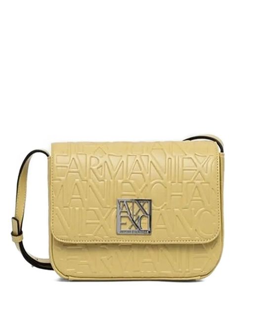 ARMANI EXCHANGE Metallic Logo Cross-Body Bag