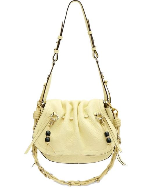 Isabel Marant Metallic Bolton Leather Shoulder Bag
