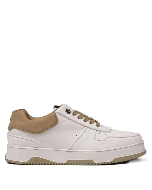 BALR White Logo-Plaque Sneakers for men
