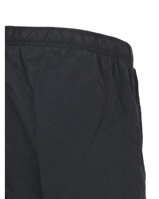C P Company Gray Flatt Nylon Lens Cargo Swim Shorts for men