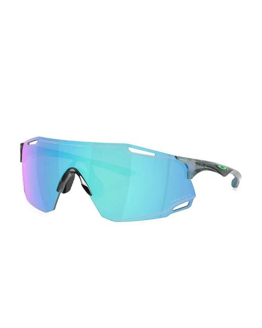 Oakley Blue Shield-Frame Sunglasses