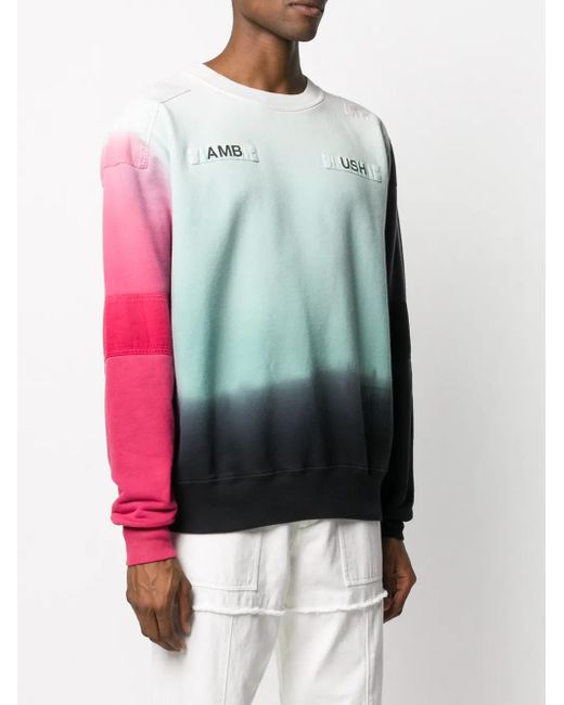 Sweat Imprimé À Design Patchwork Ambush en coloris Gray