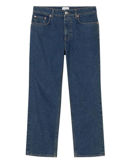 Closed ロゴパッチ ジーンズ Blue