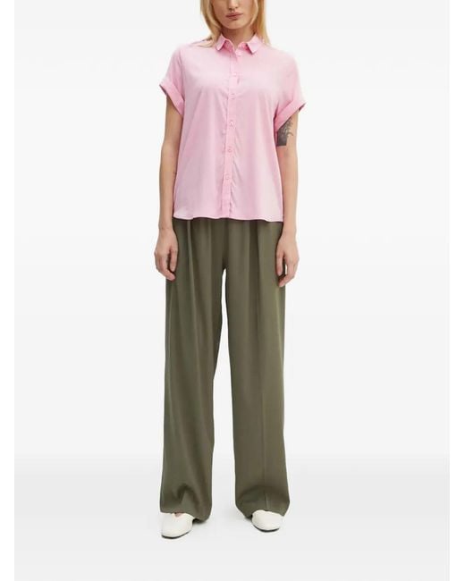 Samsøe & Samsøe Green Julia Elasticated Pleated Trousers