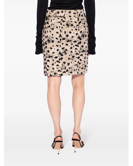 Jacquemus Natural La Jupe Obra Belted Miniskirt