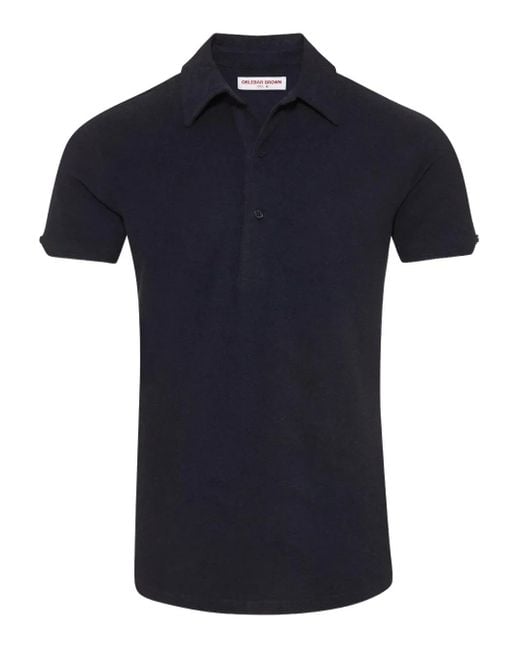 Polo di Orlebar Brown in Black da Uomo