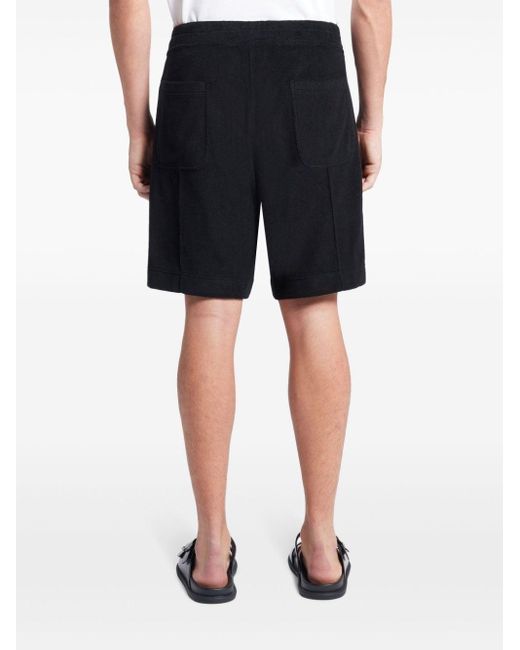 Tom Ford Blue Towelling-finish Deck Shorts for men