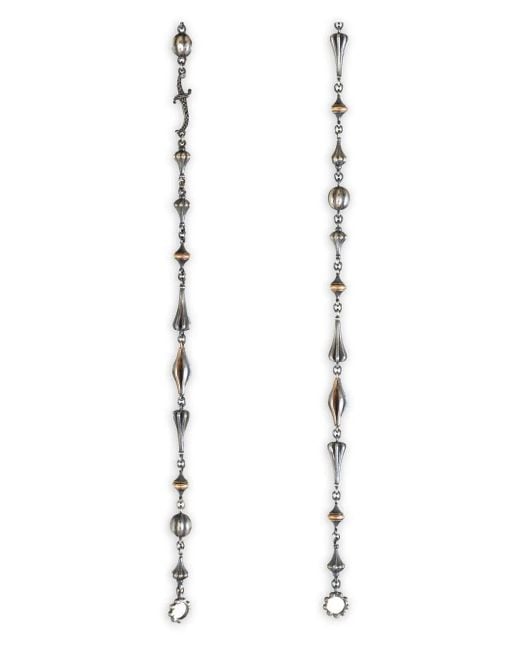 Sevan Bıçakçı White Sterling Open Dagge Diamond Necklace