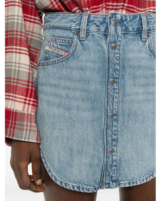 DIESEL Blue Minijupe De-Ard