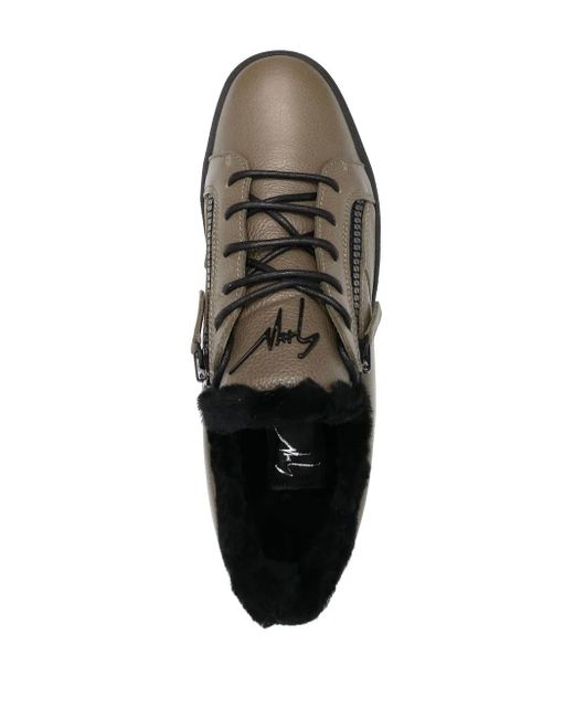 Giuseppe Zanotti Brown May Low-Top Sneakers for men