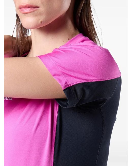 Rossignol Pink Panel Hiking Tee