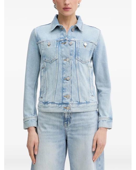Trussardi Blue Denim Jacket