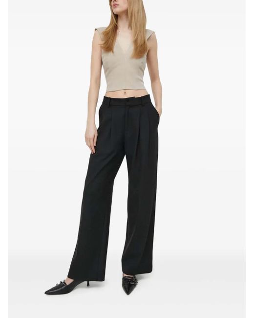 IRO Black Vitori Open-Back Top