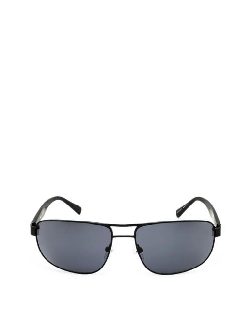 Harley Davidson Blue Rectangle-Frame Sunglasses for men