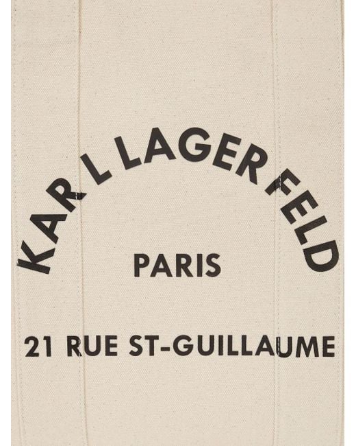 Karl Lagerfeld Natural Large Rue St-Guillaume Tote Bag