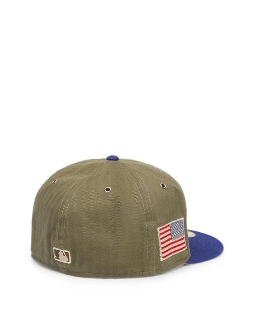 KTZ Green 59Fifty Herringbone Baseball Cap