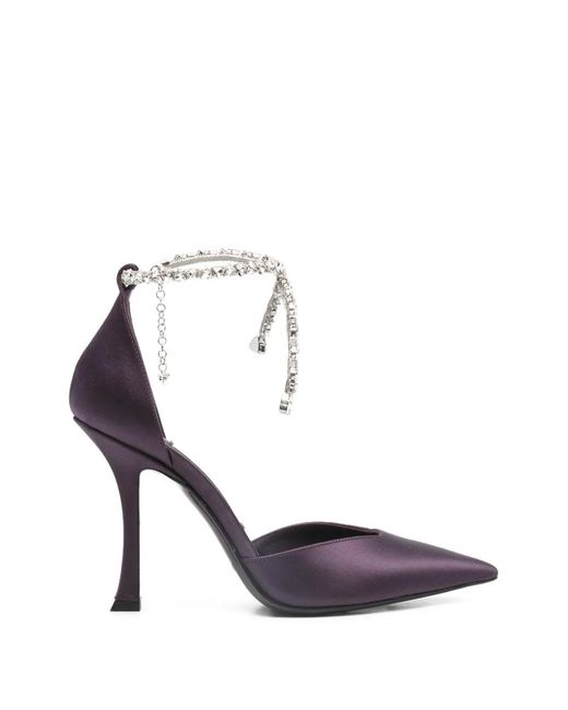 Jimmy Choo White Escarpins Stevie À Bride Cheville Et Ornements