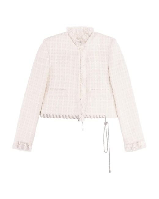 Area White Tweed Jacket