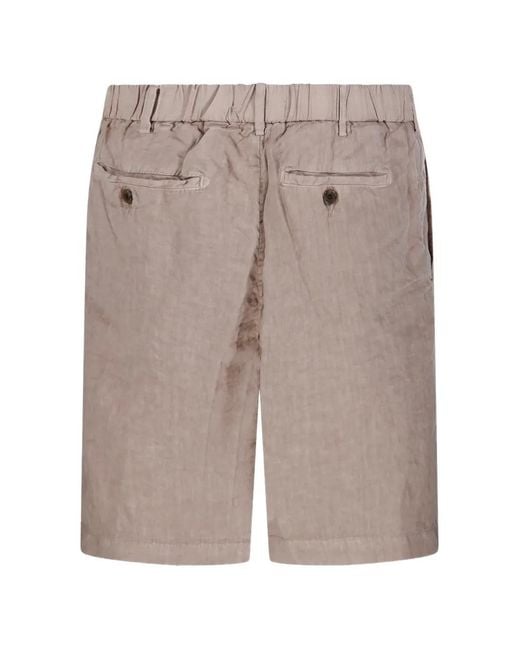 Myths Gray Drawstring Buttoned Shorts for men