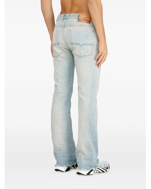 DIESEL Blue Zatiny Bootcut Jeans for men