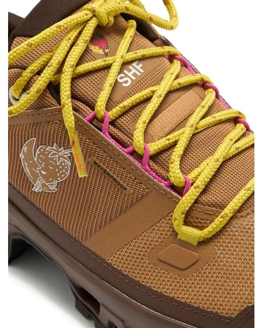On Shoes Brown X Sky High Farm Goods Cloudrock Lace-Up Sneakers for men