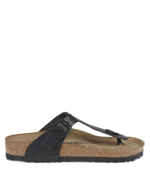 Birkenstock Brown Gizeh Buckled Sandals