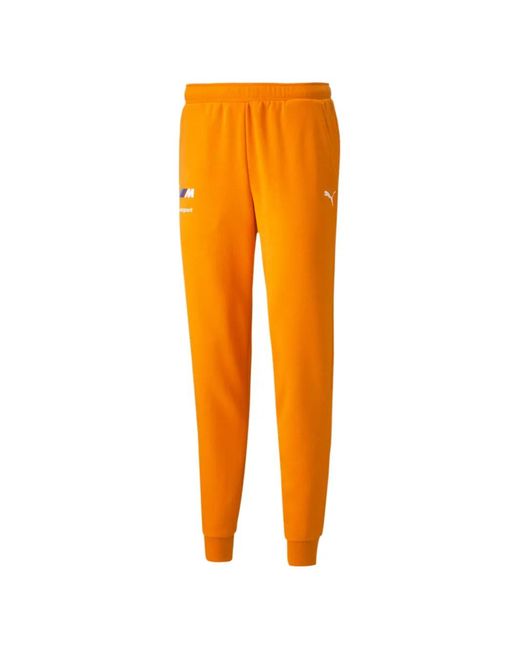 PUMA Orange X Bmw Logo-Detail Track Pants for men
