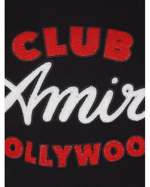 T-Shirt Club Hollywood di Amiri in Black da Uomo
