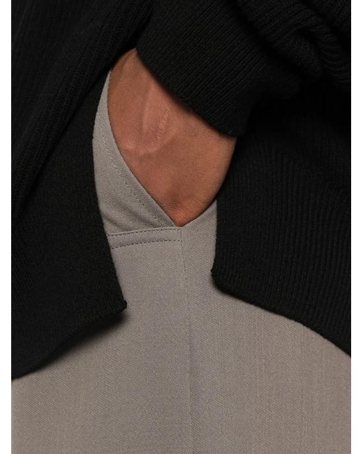 Rick Owens Gray Pantalon De Costume À Poches Latérales Geth for men