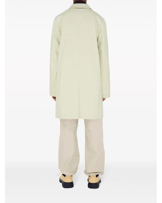 Burberry White Pantaloni In Misto Cotone for men
