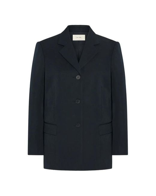 The Row Blue Eudora Wool Blazer
