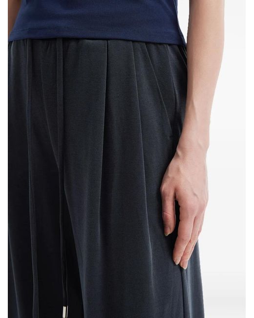 B+ AB Blue Drawstring-Fastening Palazzo Pants