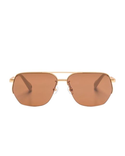 Jacquemus Pink The Aviador Sunglasses
