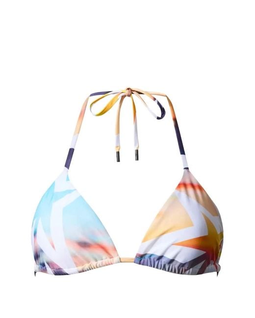 Perfect Moment Blue Salinas Bikini Top