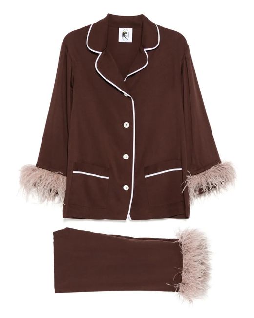 Sleeper Party Pyjama in het Brown