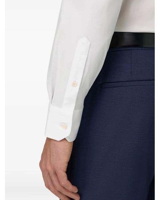 Boggi White Collared Shirt for men