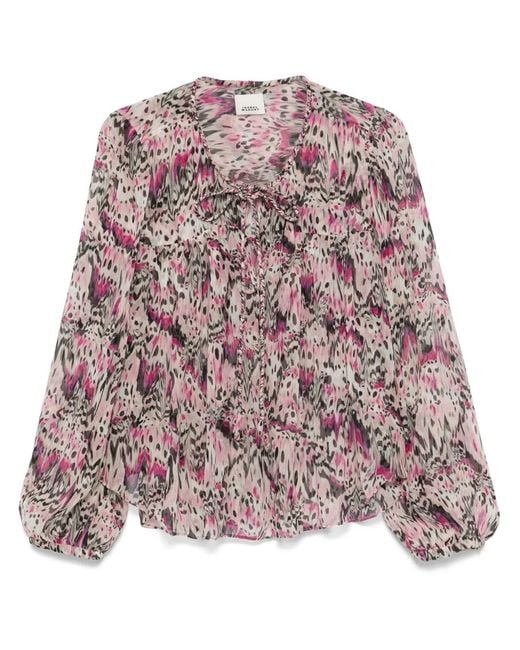 Isabel Marant Pink Ametissa Blouse