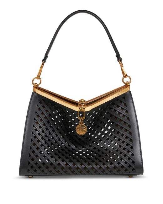 Etro Black Medium Vela Bag
