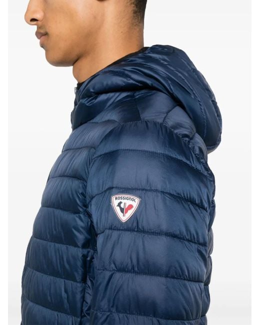 Rossignol Blue Hooded Insulated Jacket for men