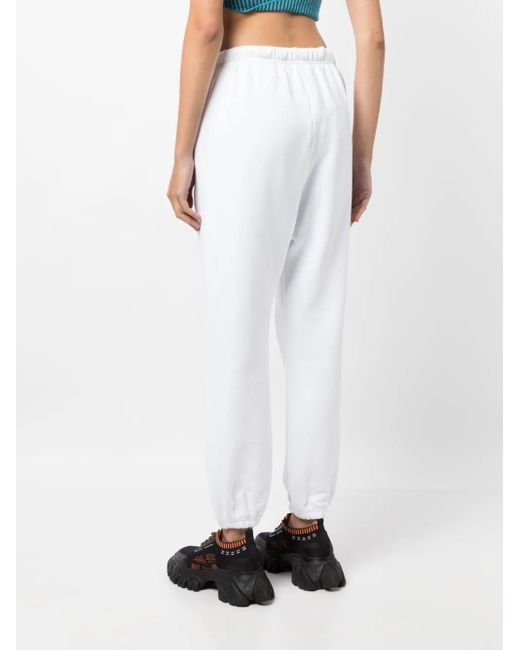 DSquared² White Logo-Print Track Pants
