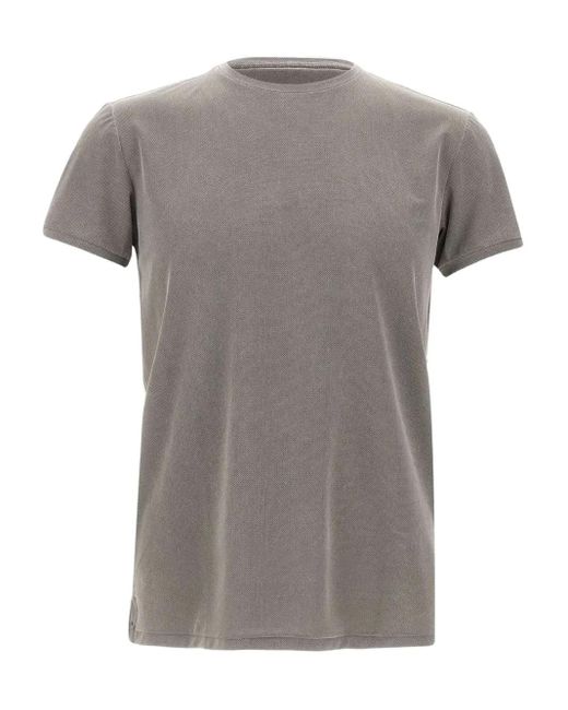 Rrd Gray Techno Wash Piquè T-Shirt for men