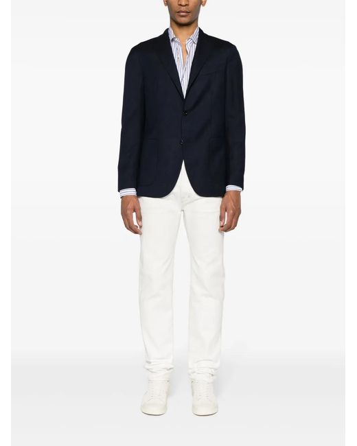 Boglioli Blue Jacket for men