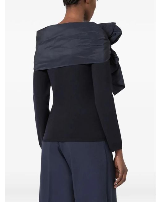Max Mara Black Bow Sweater