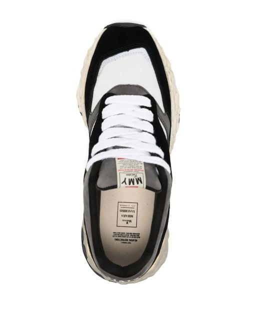 Maison Mihara Yasuhiro Black George Low-Top Sneakers