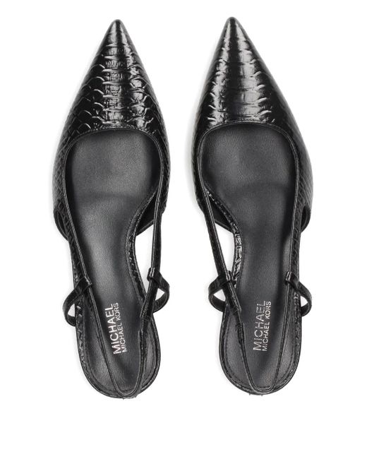 MICHAEL Michael Kors Black Alora Slingback-Pumps 63mm