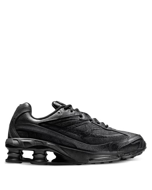 Nike Black Shox Ride 2 Premium Lace-Up Sneakers for men
