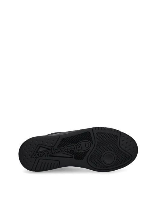 Champion Black Logo-Embroidery Sneakers for men